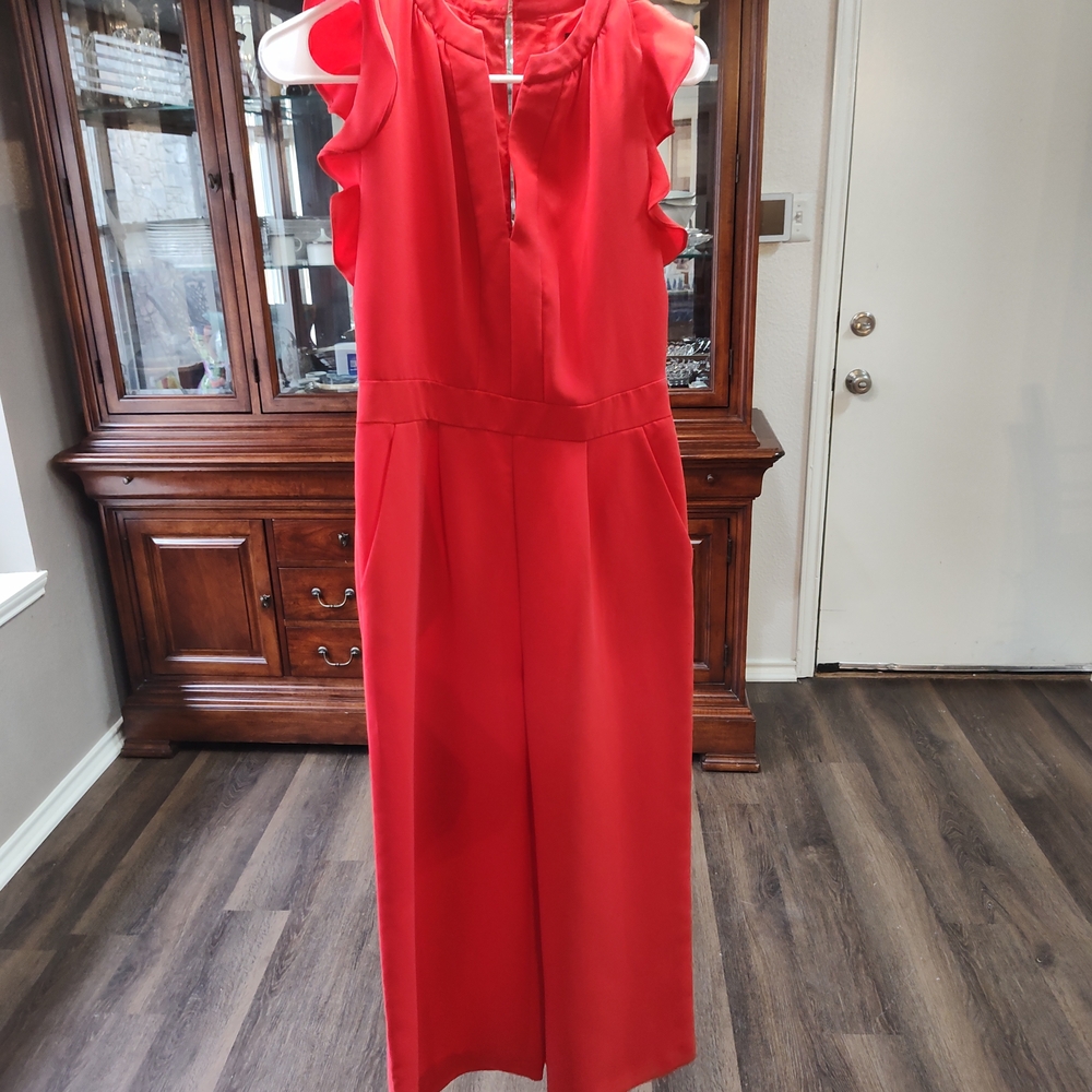 Vince Camuto Red Jumpsuit